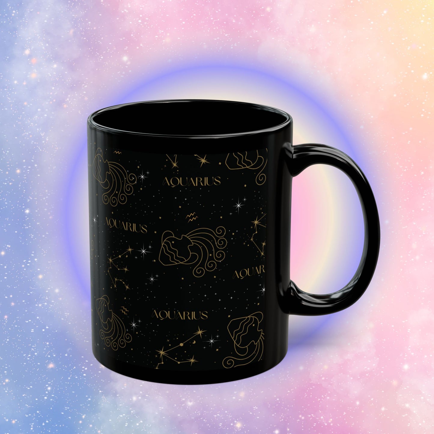 Astrology Black Mug (11oz) – Celestial Gift for Astrology Lovers