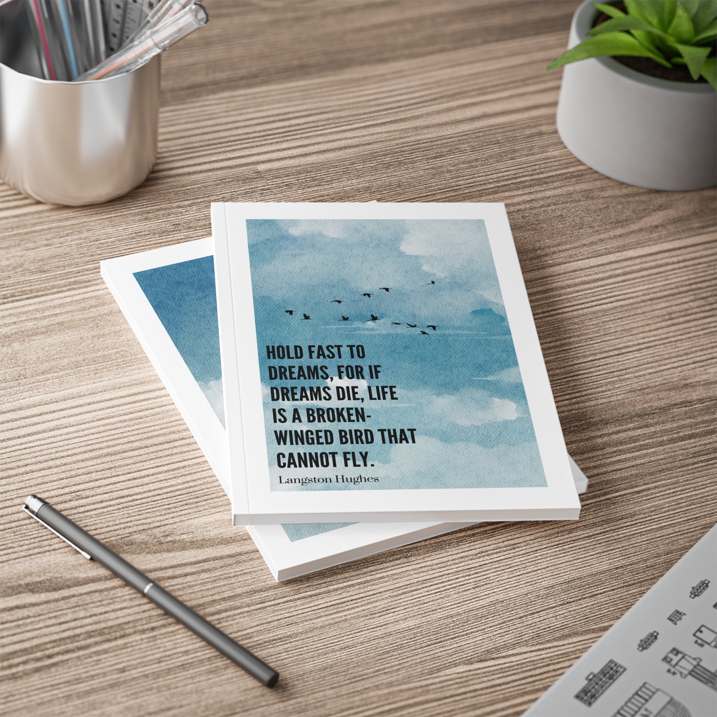 Langston Hughes Dream Quote Softcover Notebook
