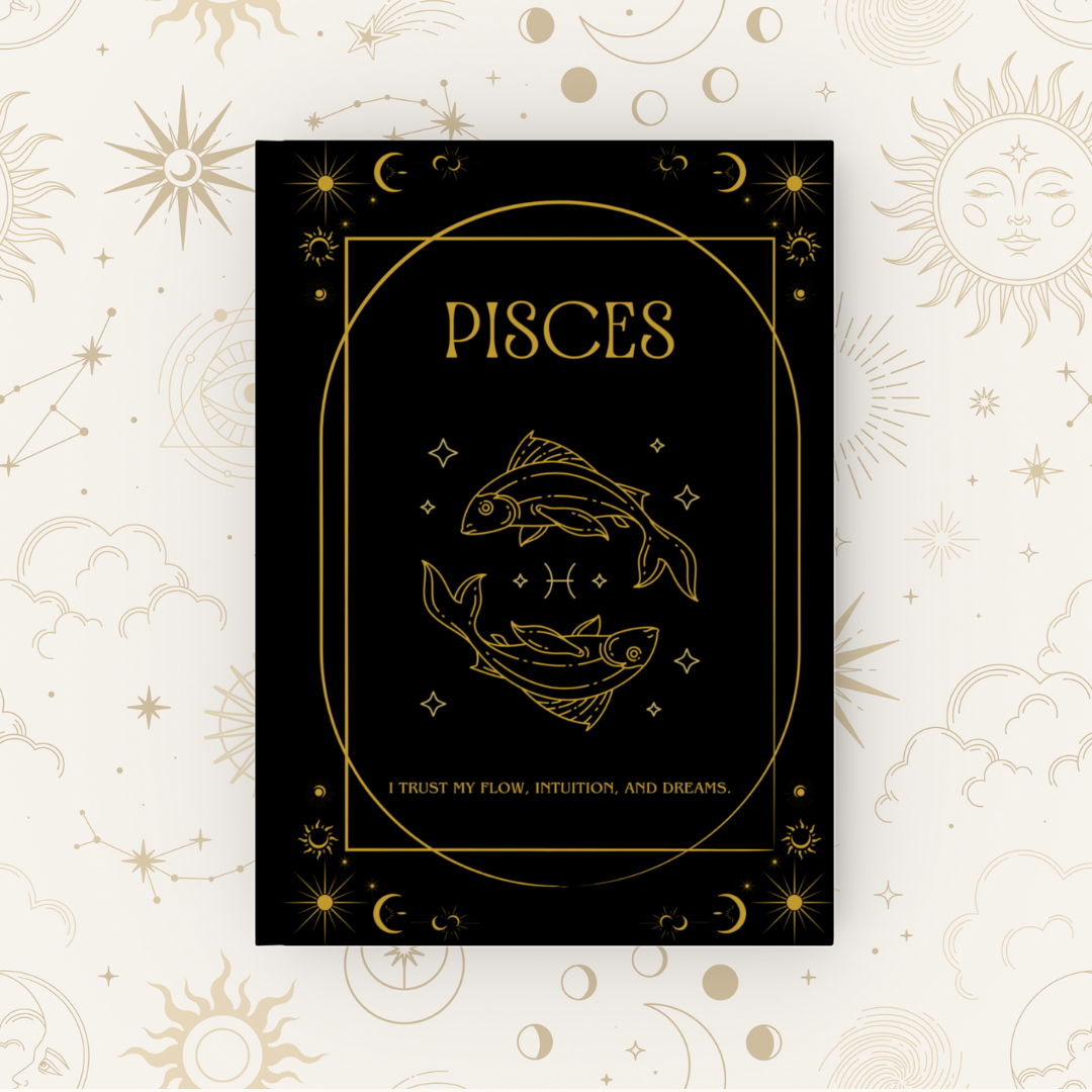 Celestial Hardback Zodiac Journal, A5