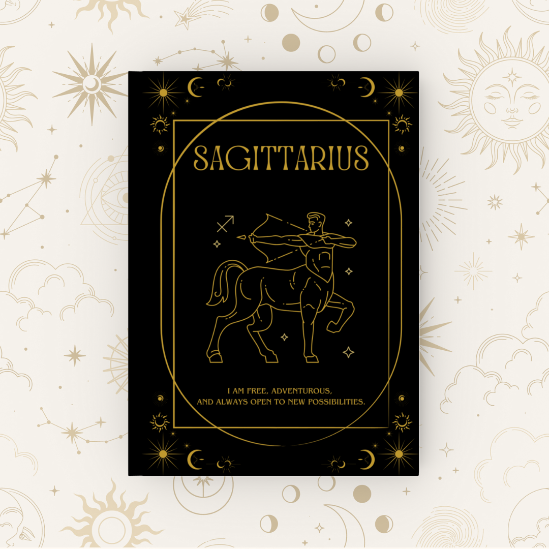 Celestial Hardback Zodiac Journal, A5