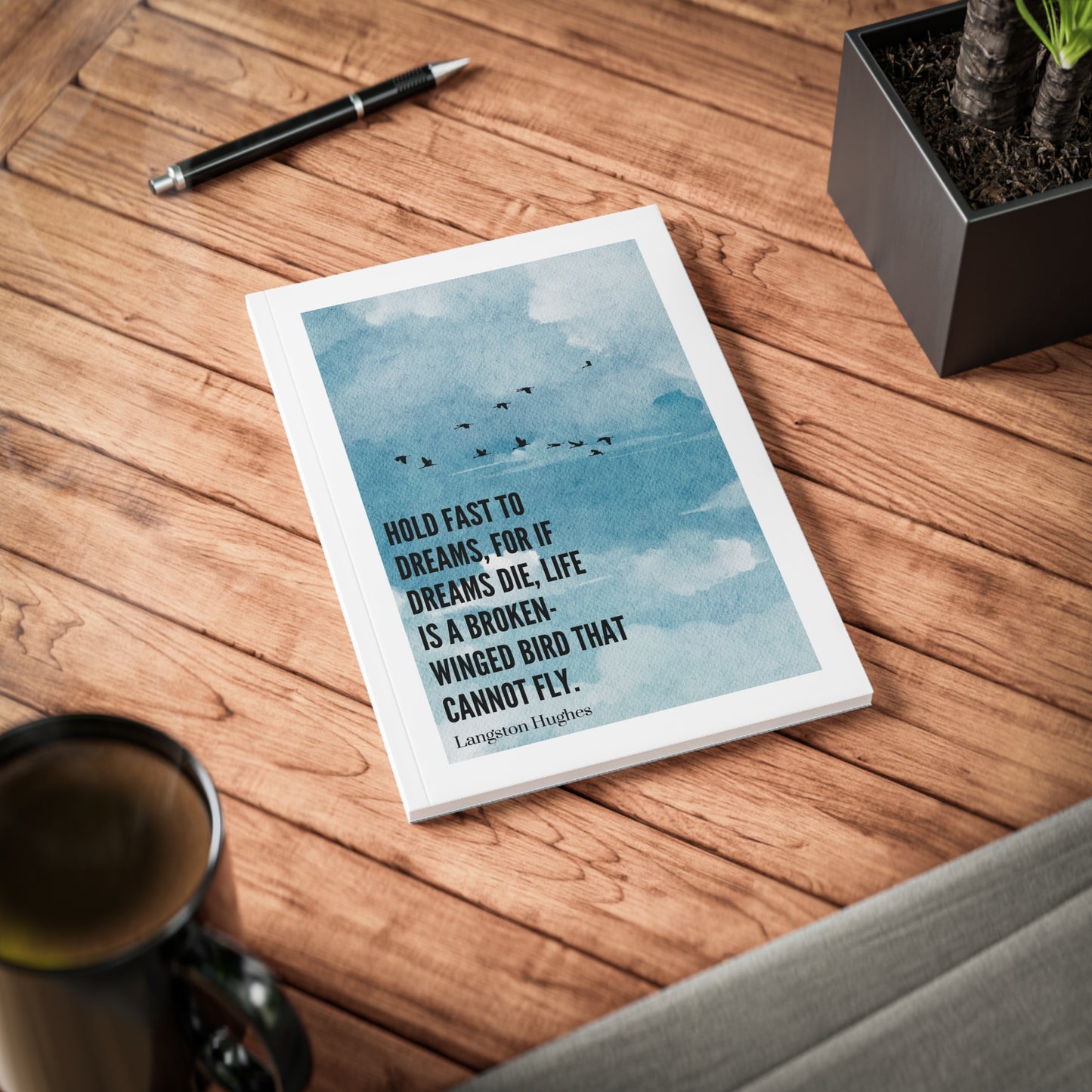 Langston Hughes Dream Quote Softcover Notebook