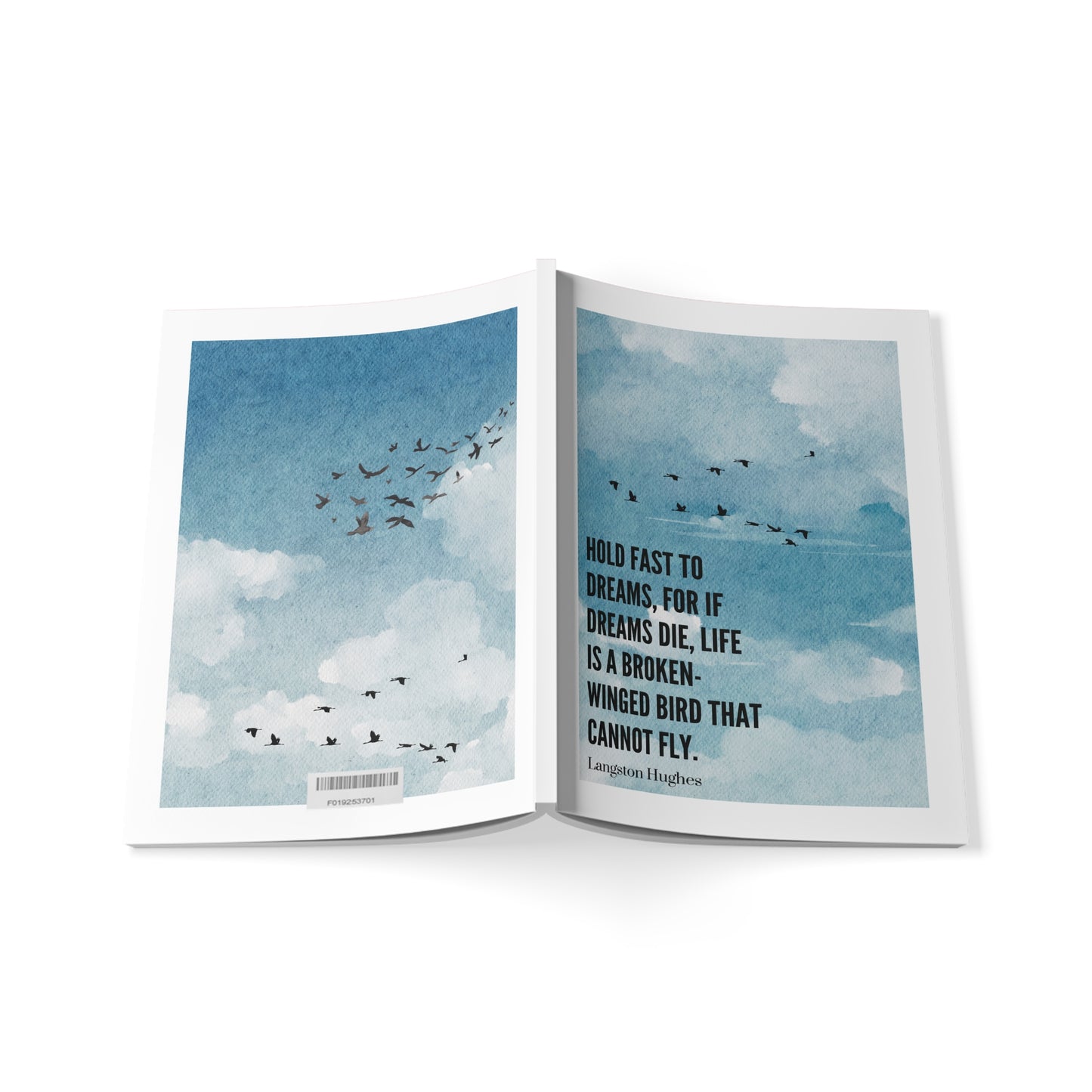 Langston Hughes Dream Quote Softcover Notebook