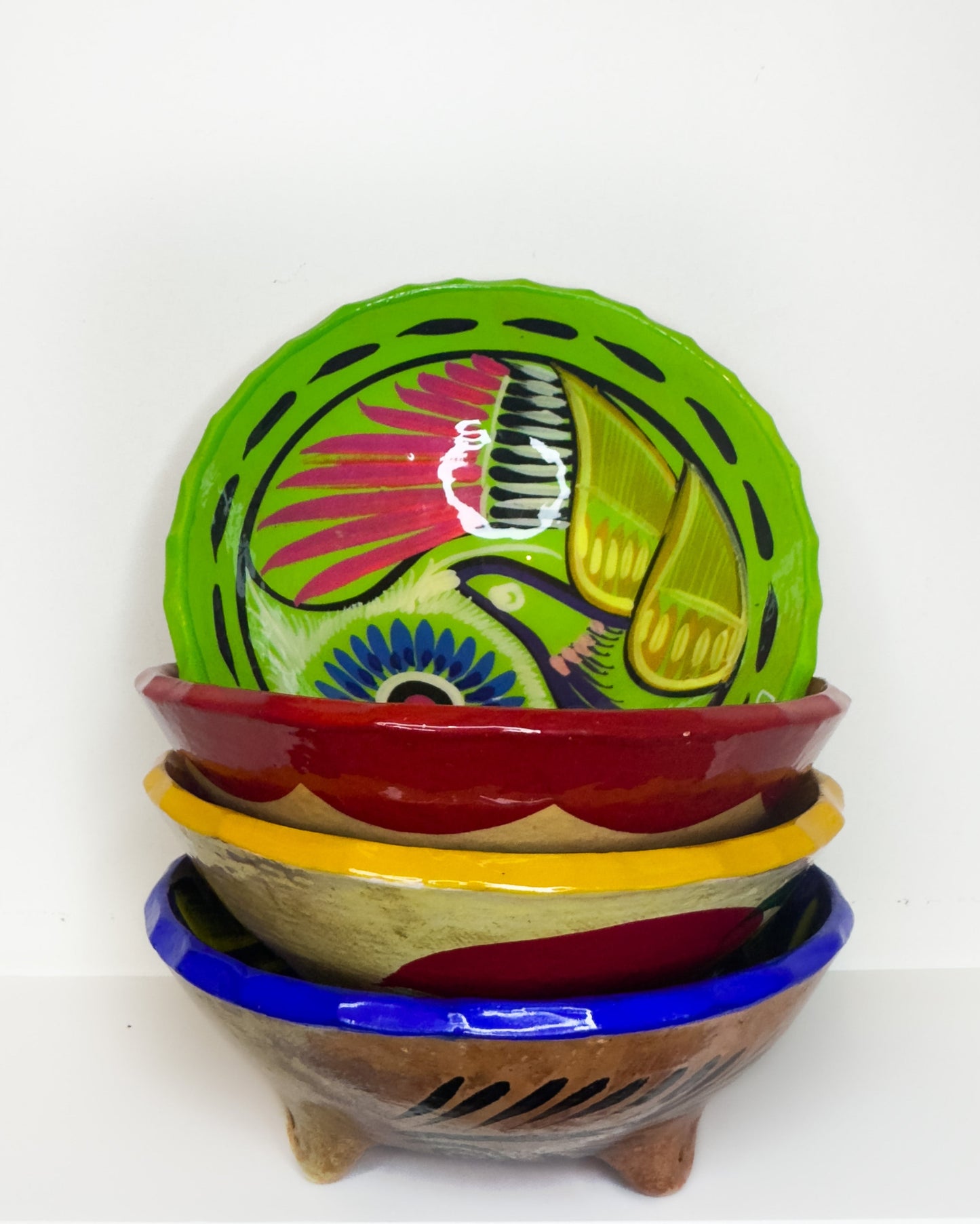 Green Mexican Decorative Bowl