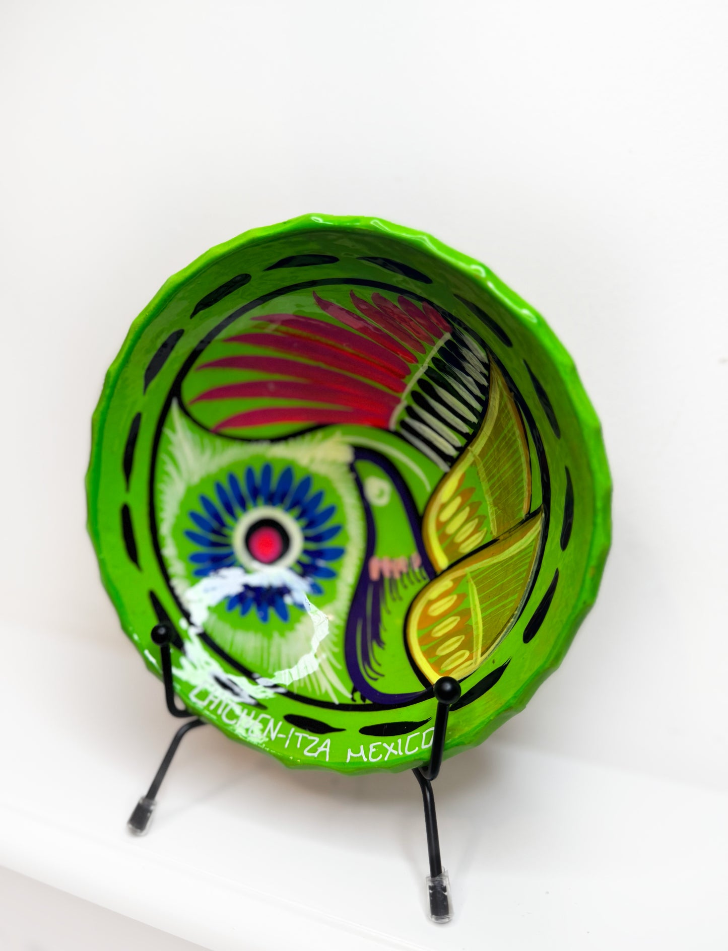 Green Mexican Decorative Bowl
