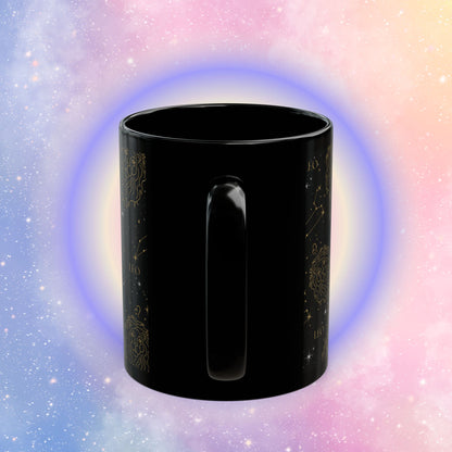 Astrology Black Mug (11oz) – Celestial Gift for Astrology Lovers