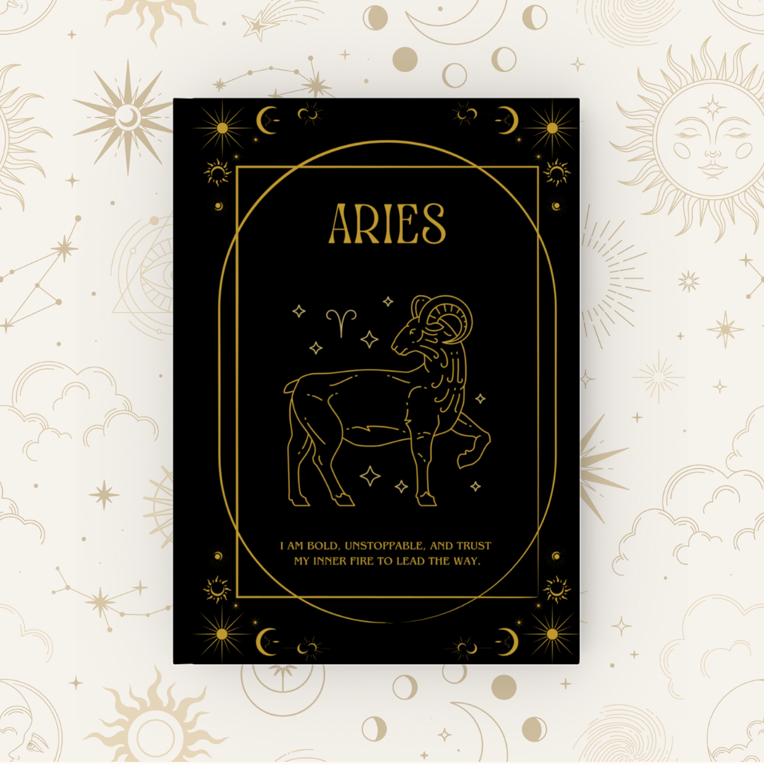 Celestial Hardback Zodiac Journal, A5