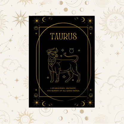 Celestial Hardback Zodiac Journal, A5