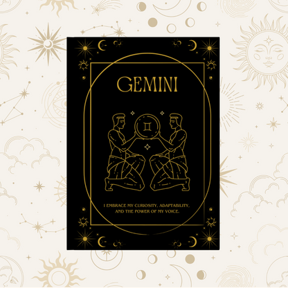Celestial Hardback Zodiac Journal, A5