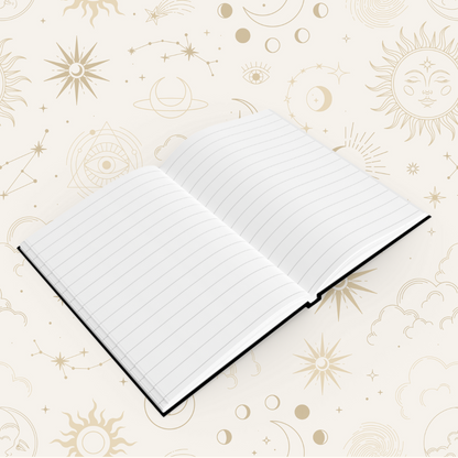 Celestial Hardback Zodiac Journal, A5
