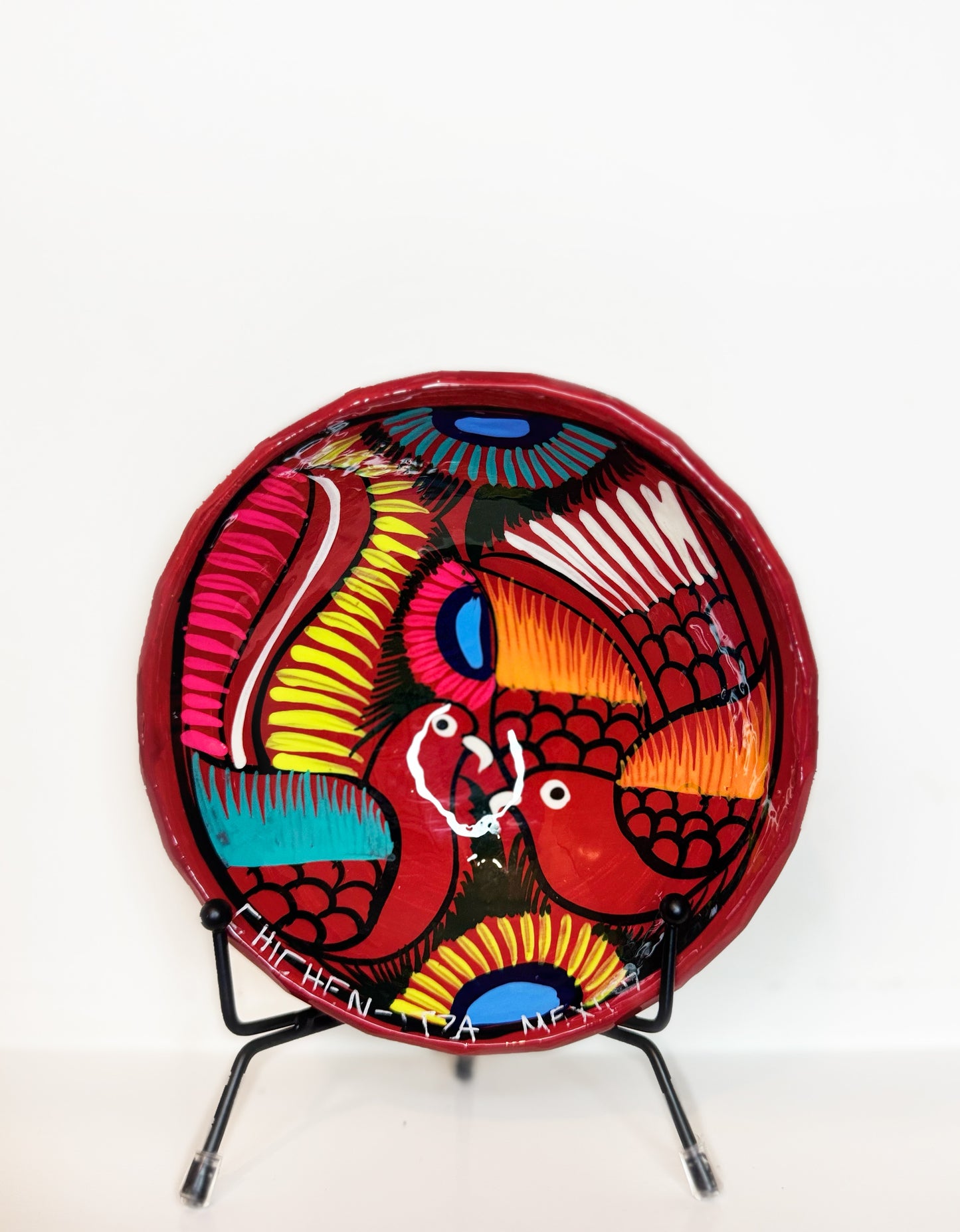 Red Mexican Decorative Bowl