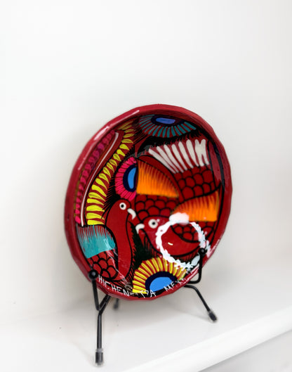 Red Mexican Decorative Bowl